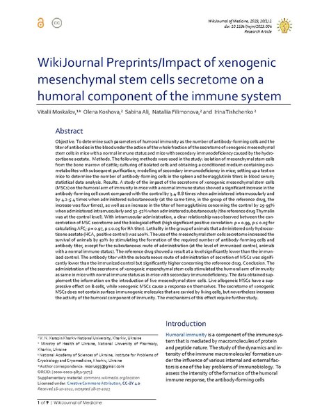 File:Impact of xenogenic mesenchymal stem cells secretome on a humoral component of the immune system.pdf