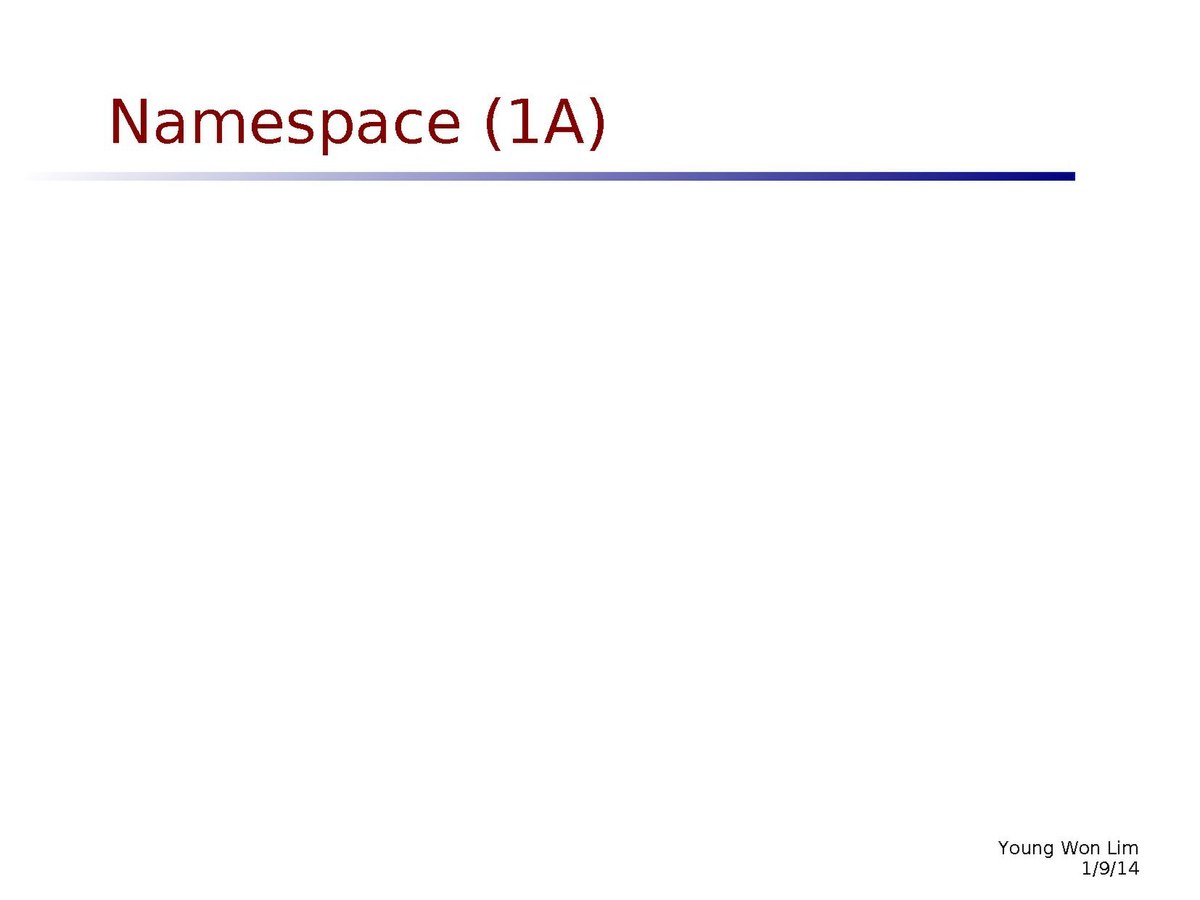 Cpp namespace